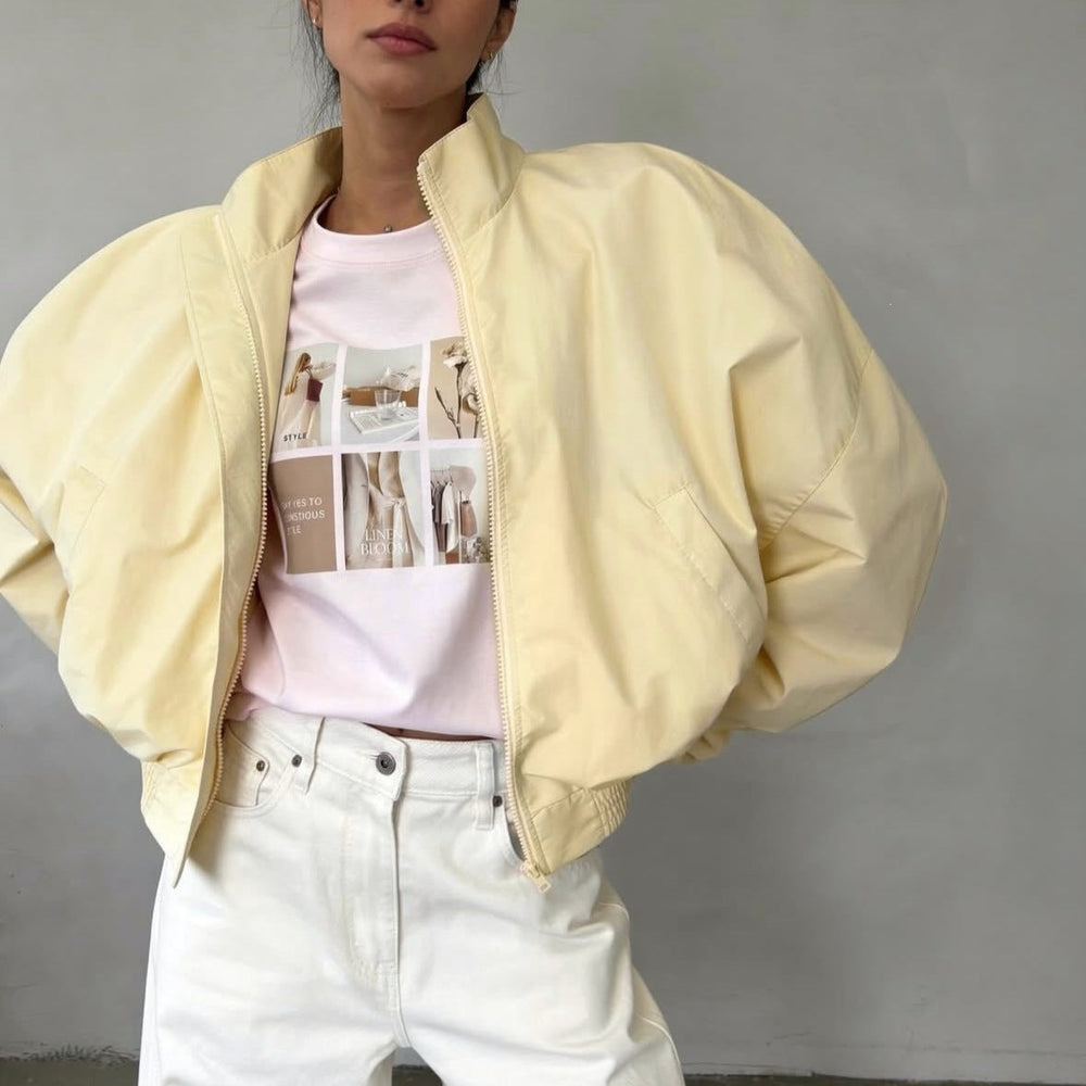 Moderne Damen Oversized Übergangsjacke, bequem & vielseitig für Freizeit, lässigen Look & Damenmode.