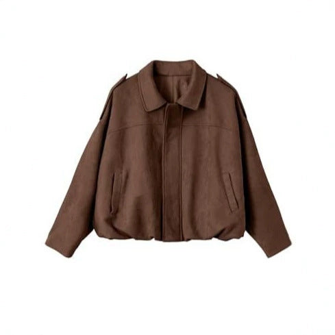 Leichte & luftige Damen-Oversized-Jacke; vielseitige Freizeitjacke für kühle Abende & Übergangswetter.