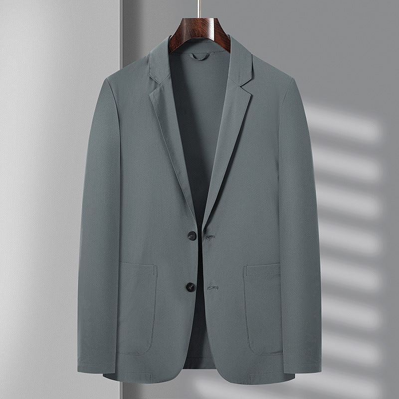 Herren Leichter Blazer: Maßgeschneiderter Casual Blazer für Freizeit & Business Casual im Frühling/Herbst.