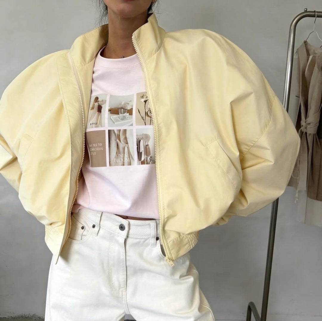Damen lässige Oversized Freizeitjacke in modernem Schnitt, ideal für bequemen Alltag & Übergangszeit.