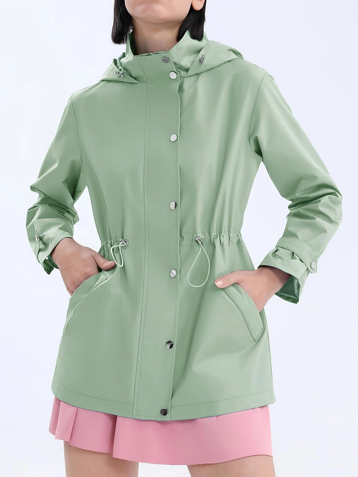 Komfortable Damen Alltagsjacke, wasserabweisend & leicht, ideal als Übergangsjacke für Frühling & Herbstwetter.