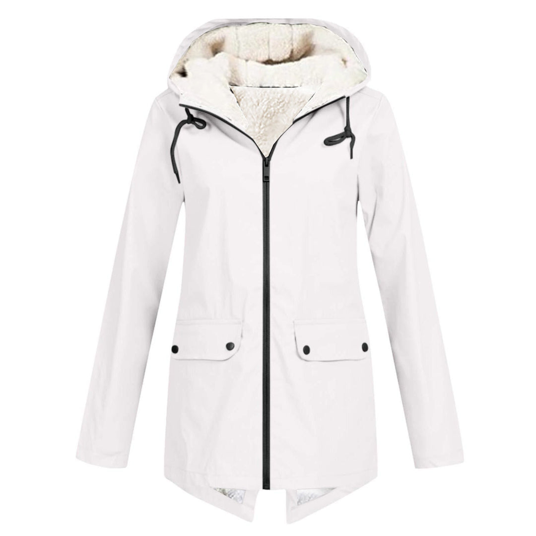 Wetterfester Damen Parka, langer Schnitt, optimaler Schutz vor Kälte & Wind im Herbst & Winter, Outdoor-tauglich.