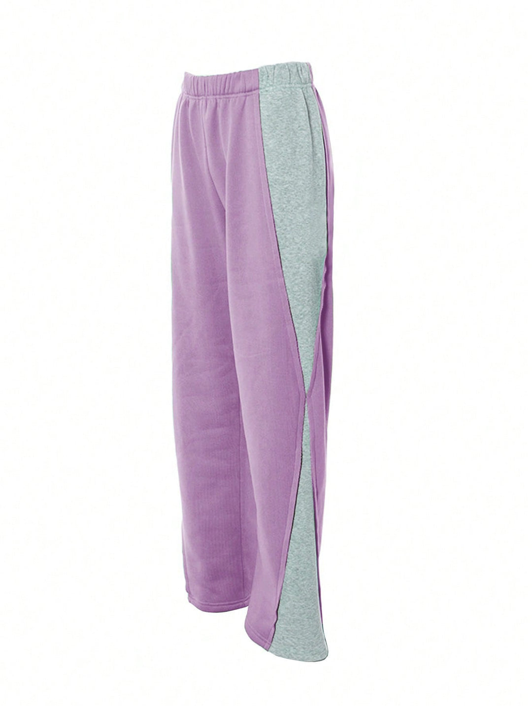 Trendige Damen Freizeithose, ideal für Entspannung & Bewegung, mit Kontrast-Schlitz.