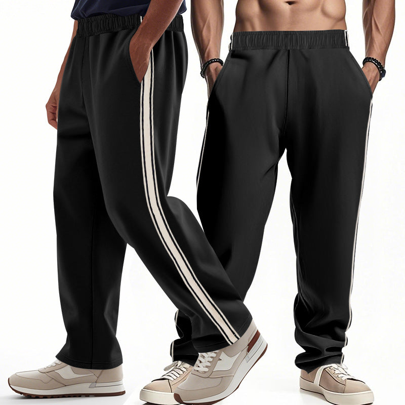 Elastische Herren Sporthose, locker, vielseitig für Freizeit & leichtes Training.