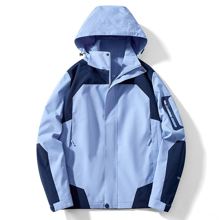 Stylische Herren Freizeitjacke, winddicht und atmungsaktiv. Perfekt für Sport und Outdoor-Aktivitäten.