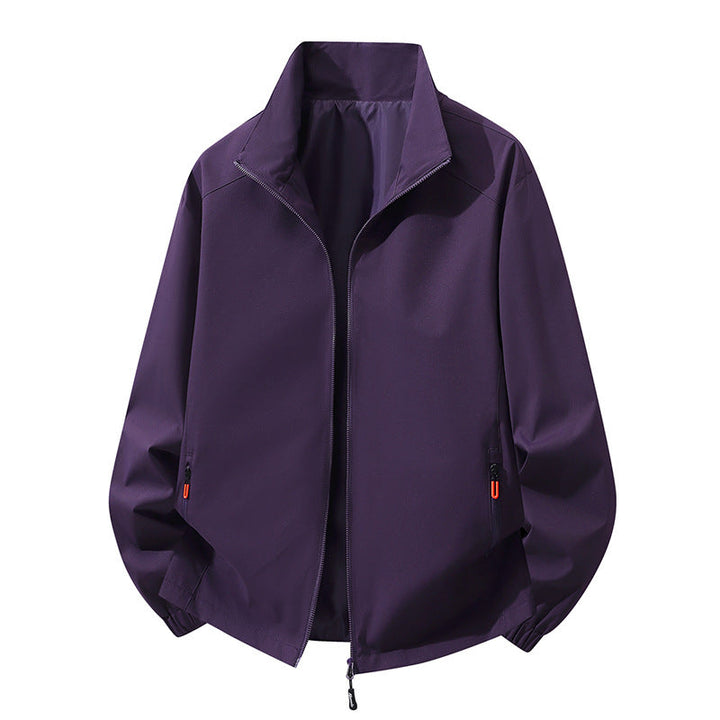 Komfortable Herren-Freizeitjacke, atmungsaktiv und leicht, mit praktischem Reißverschluss.