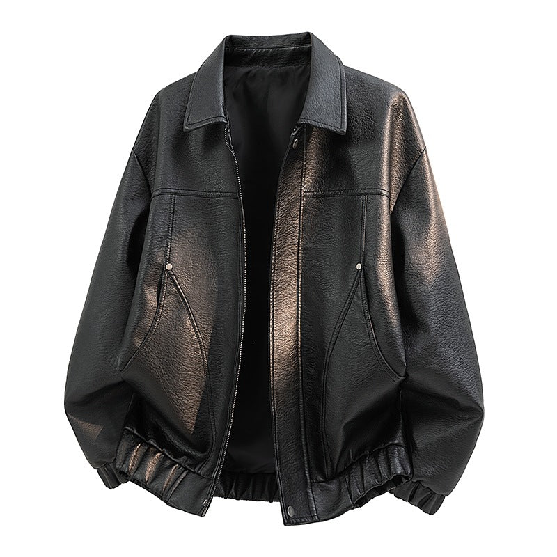 Sportliche Herrenjacke mit Elastikbund, ideal als alltagstaugliche Übergangsjacke.