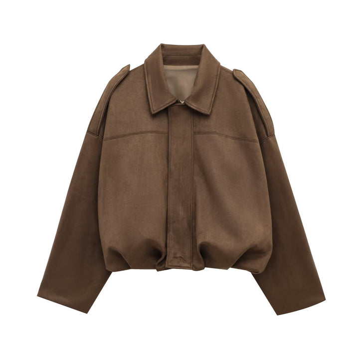 Damenjacke: Modische Kurzjacke für eleganten Streetstyle. Perfekt als lässige Übergangsjacke.