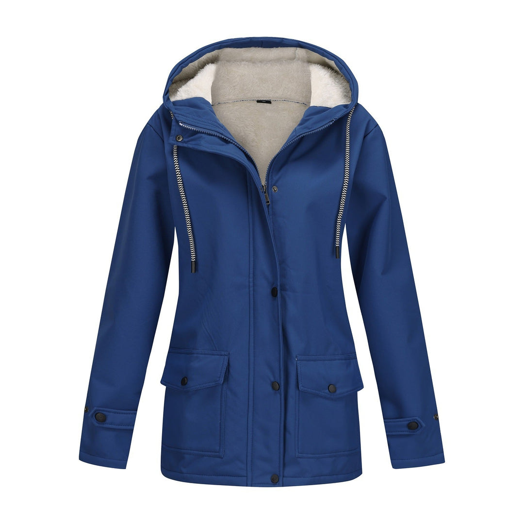 Robuste Damen Herbstjacke mit warmem Fleece-Futter. Ideal für aktive Frauen.