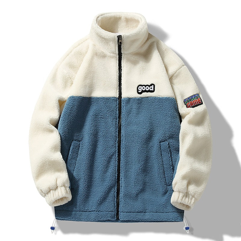 Herbstliche Herren Kapuzenjacke, ideal für Übergangszeiten, angenehm warm.
