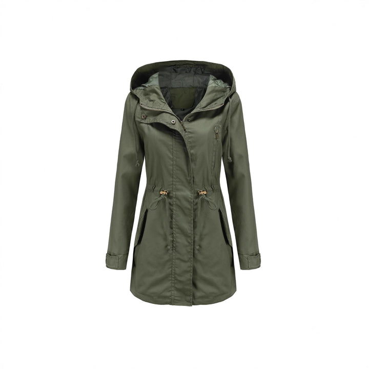 Stilvolle Damenjacke mit Kapuze, optimal als Übergangsjacke für vielseitige Outfits.
