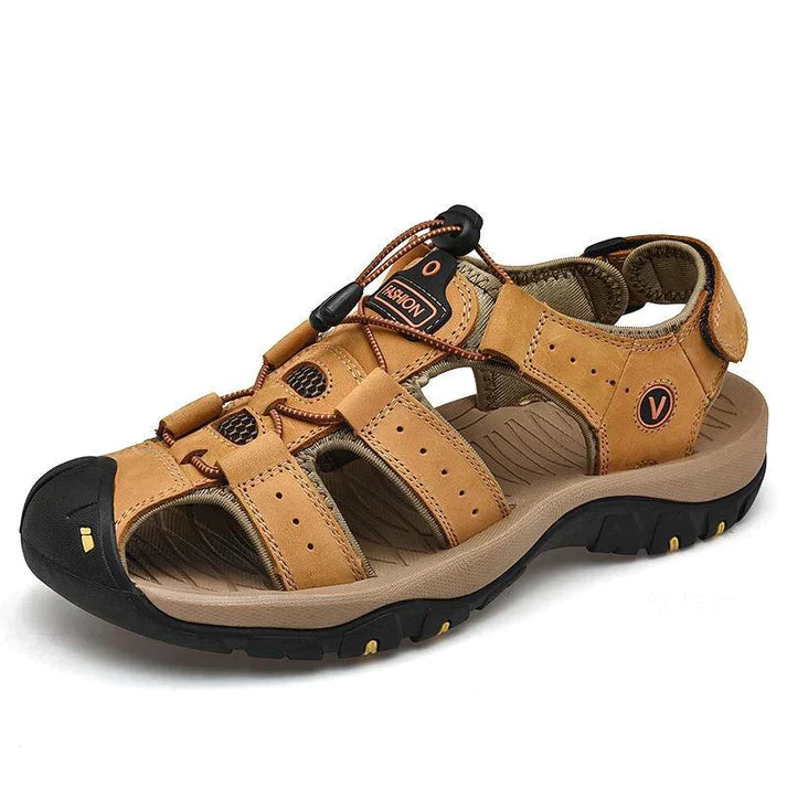 Herren Sandalen mit ergonomischer Sohle für maximalen Komfort. Rutschfest, atmungsaktiv, ideal für Sommer & Freizeit.