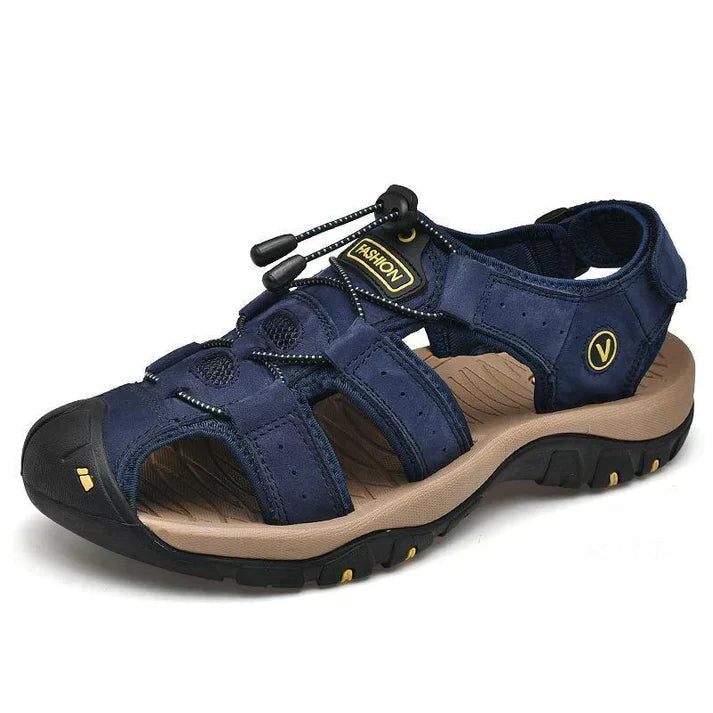 Robuste Herren Sandalen für Outdoor, Wandern & Trekking. Rutschfest, atmungsaktiv, bequem und langlebig.