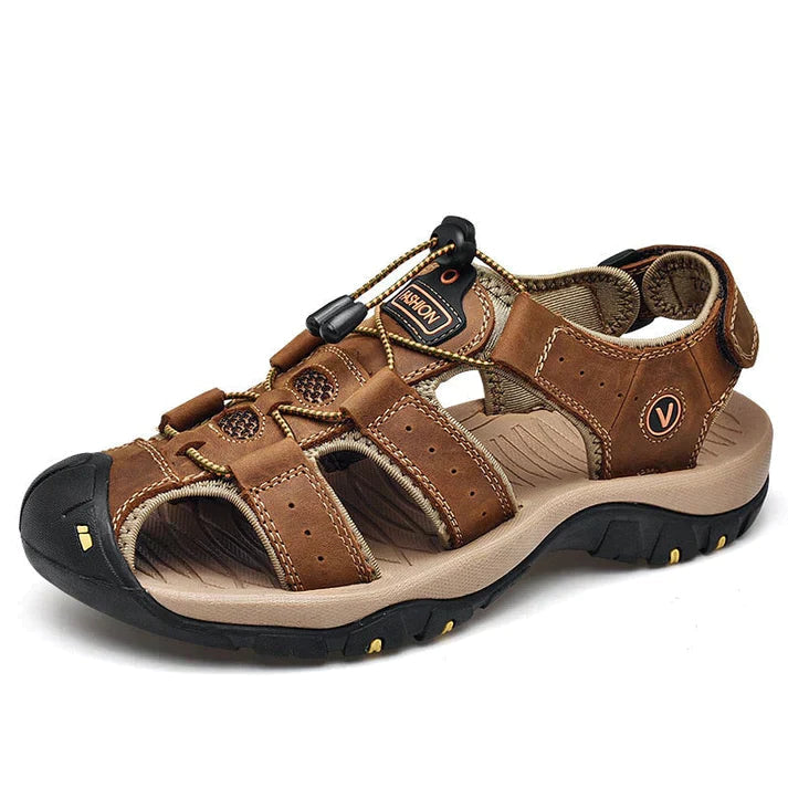 Bequeme Herren Sandalen mit ergonomischer Sohle für Alltag & Freizeit. Atmungsaktiv & rutschfest für ganztägigen Komfort.