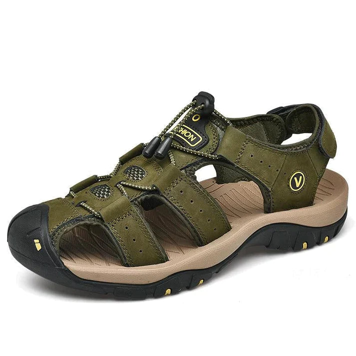 Vielseitige Herren Sandalen: Rutschfest, atmungsaktiv & ergonomisch. Ideal für Sommer, Outdoor, Strand & bequemen Alltag.
