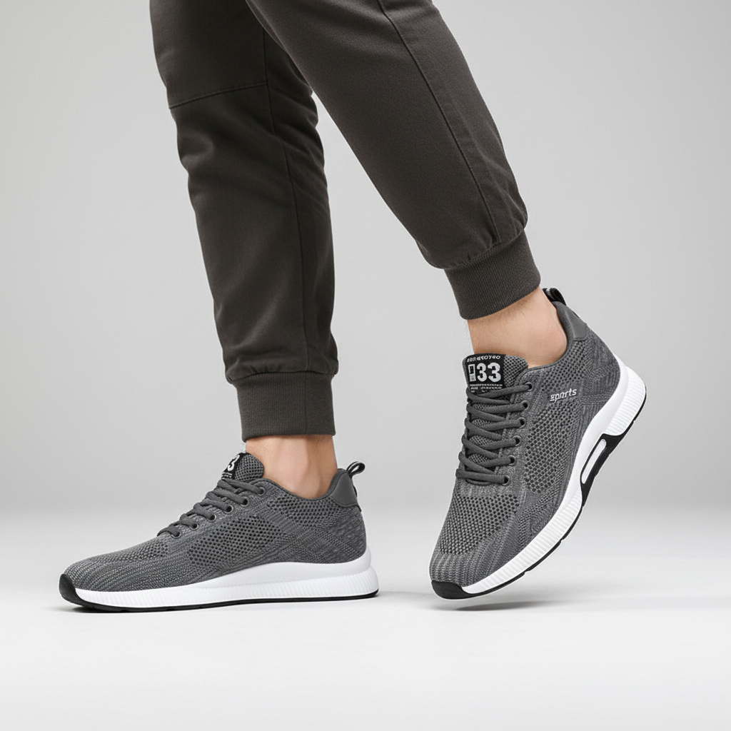 Diskret erhöhender Herren Orthopädischer Sneaker Andrew. Steigere deine Größe und Selbstbewusstsein mühelos.