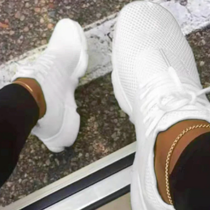 Stilvolle Damen-Sneakers, atmungsaktiv & ultraleicht, mit Anti-Rutsch-Sohle; perfekt für Herbst-Outfits.
