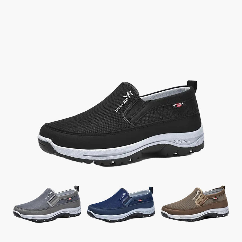 Herren Orthopädische Slip-On-Schuhe für Alltag & Spaziergänge, bieten Komfort und Fußgesundheit.