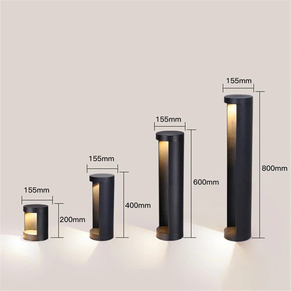Elegante LED Wegeleuchte für Garten und Außenbereich, wasserdicht und energieeffiziente Gartenbeleuchtung.