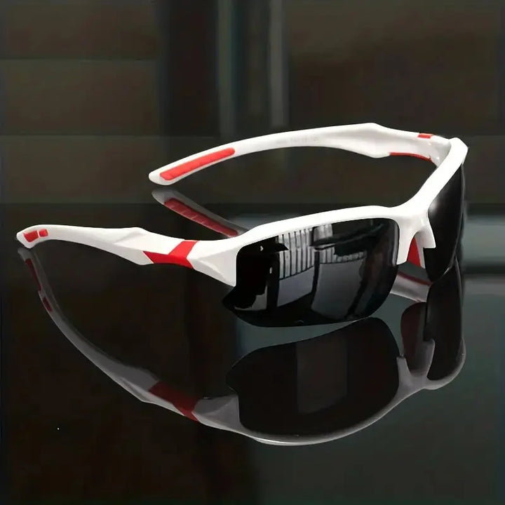 Unisex Sportsonnenbrille mit UV-Schutz. Robust & bruchsicher, perfekt für anspruchsvolle Outdoor-Abenteuer.