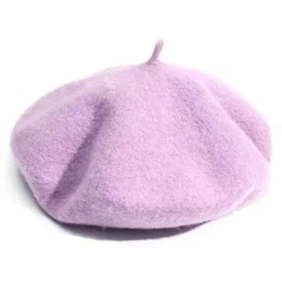 Elegantes Damen Filz-Beret, ein Muss für jede stilbewusste Frau im Winter.
