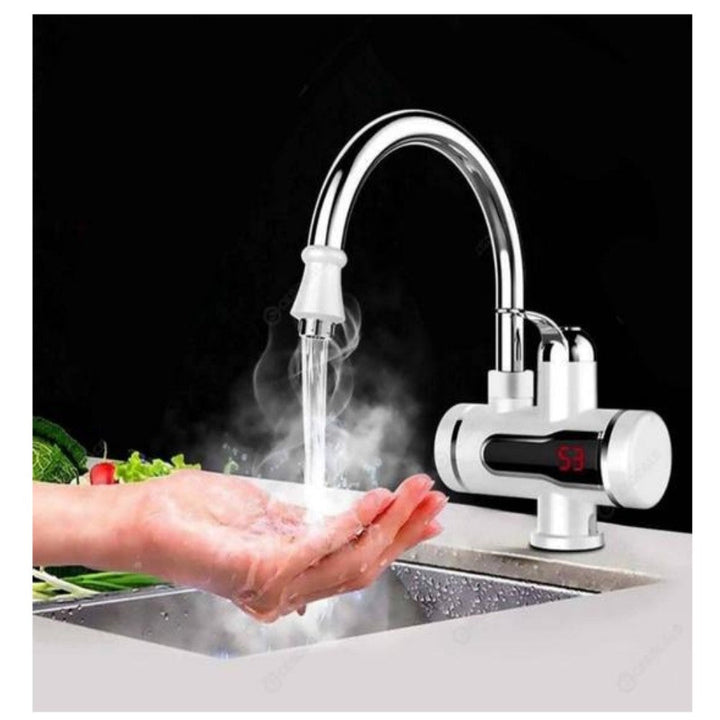 Küchen-Wasserhahn mit Sofort-Heizung, liefert warmes Wasser in Sekunden für die Küche.