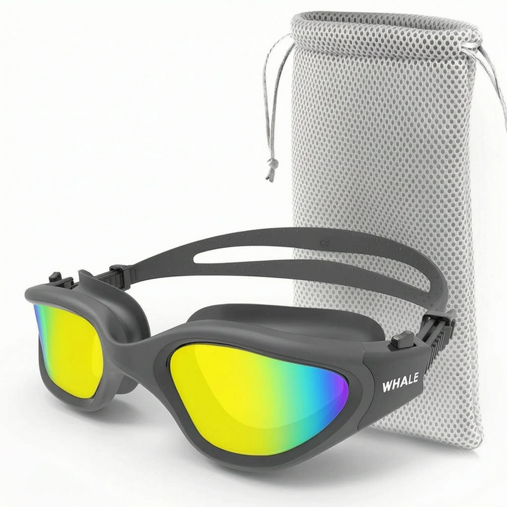 Hochwertige polarisierte Schwimmbrille für Erwachsene, langlebig, mit UV-Schutz und Anti-Beschlag-Technologie.