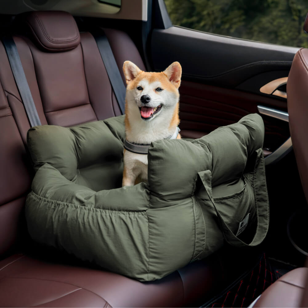 Hundekorb für Auto: Sicherer & bequemer Transportkorb für Hunde auf Reisen; passend für alle Autos.
