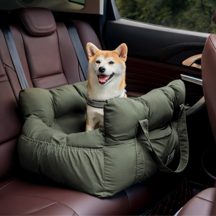 Hundekorb für Auto: Sicherer & bequemer Transportkorb für Hunde auf Reisen; passend für alle Autos.