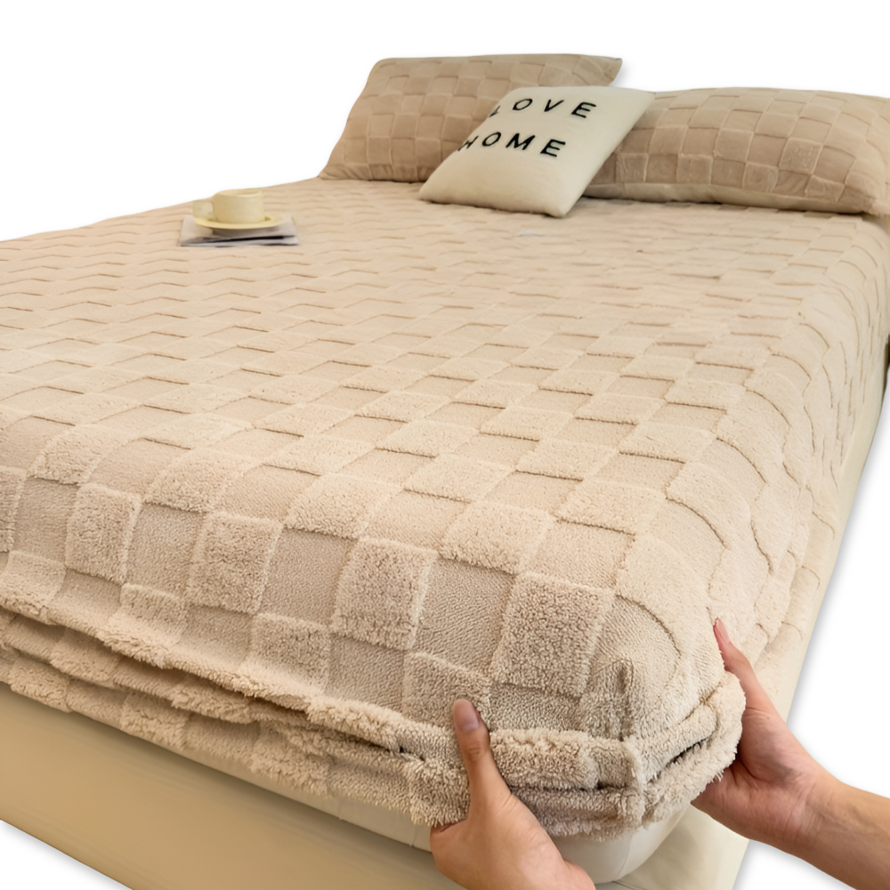 Kuscheliges, atmungsaktives & rutschfestes Spannbettlaken, ideal für den Winter. Flauschig & warm als Matratzenschutz.