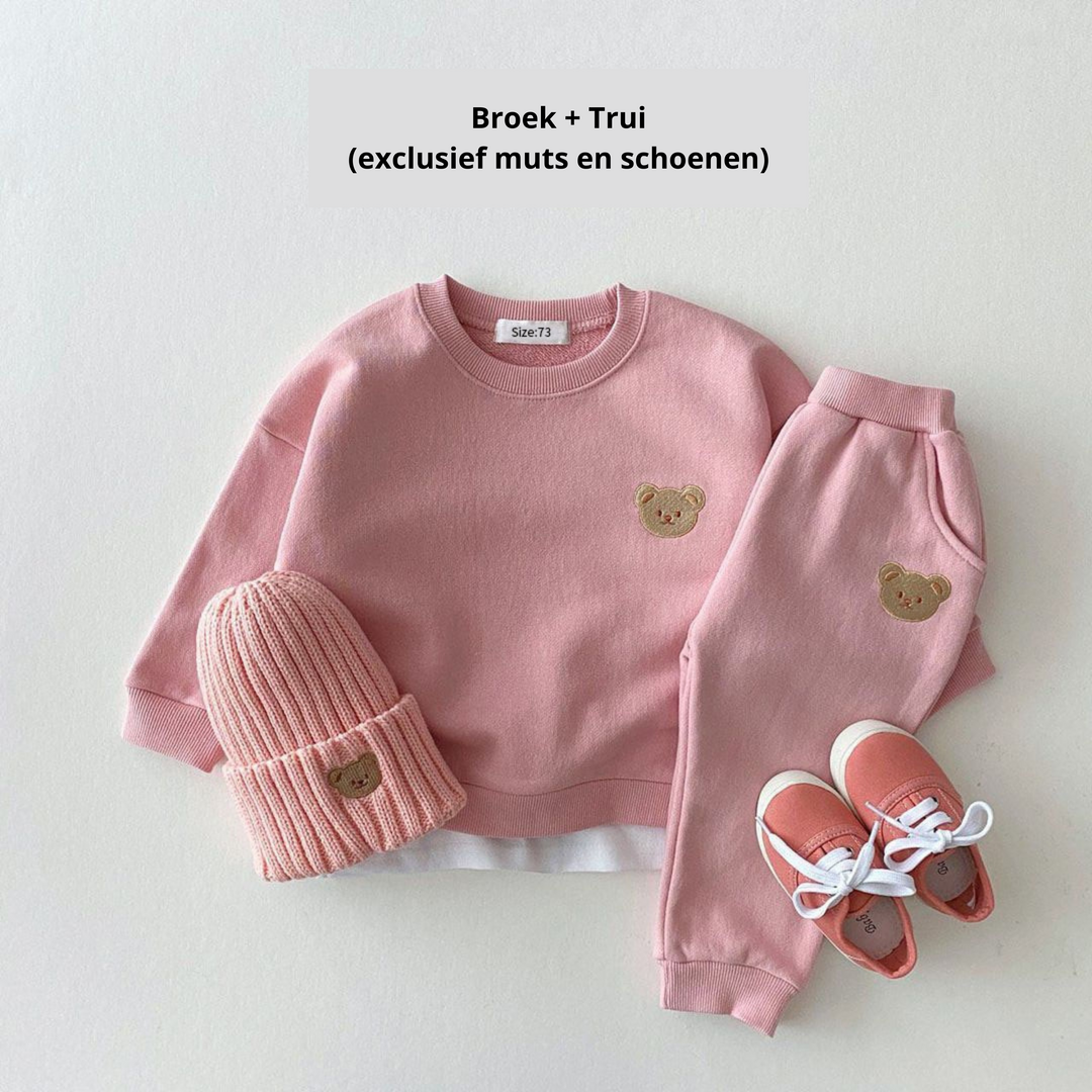 Gemütliches Herbst/Winter Outfitset für Babys & Kleinkinder; ideales Babygeschenk. Zweiteiler.
