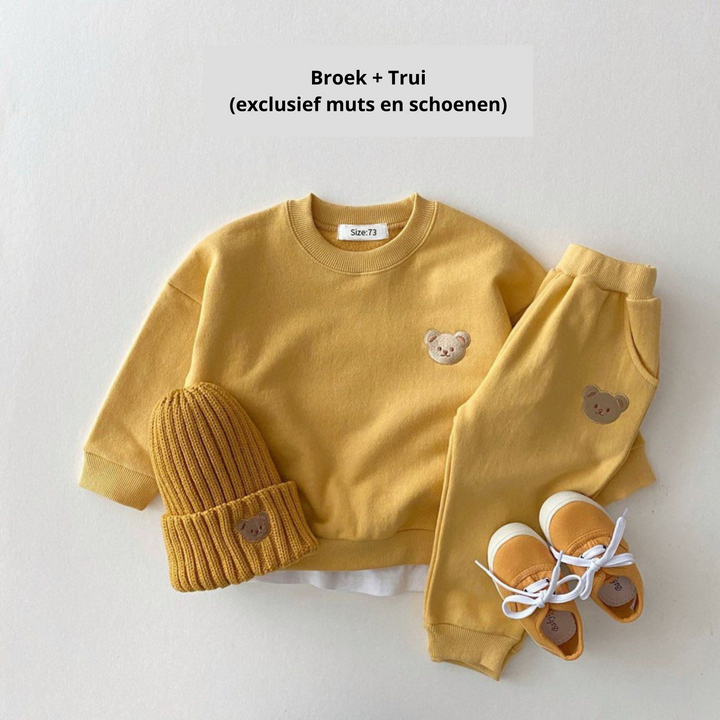 Alltags-Outfitset aus Baumwolle für Babys & Kleinkinder. Bequeme Kinderkleidung, 2-teilig.
