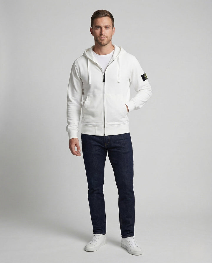 Unisex Kapuzen-Sweatjacke, lässig & bequem für Alltag & Freizeit. Perfekt als stylische Übergangsjacke.