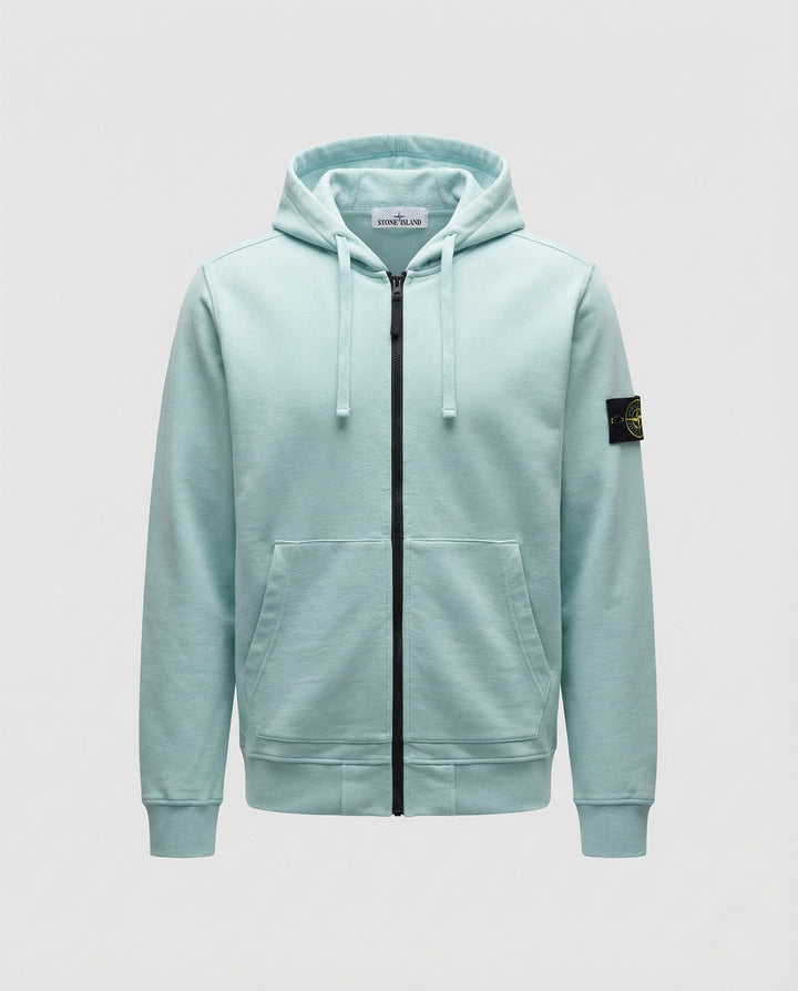 Moderne Unisex Sweatjacke, Regular Fit, mit Kapuze und Reißverschluss. Sportlich & alltagstauglich.