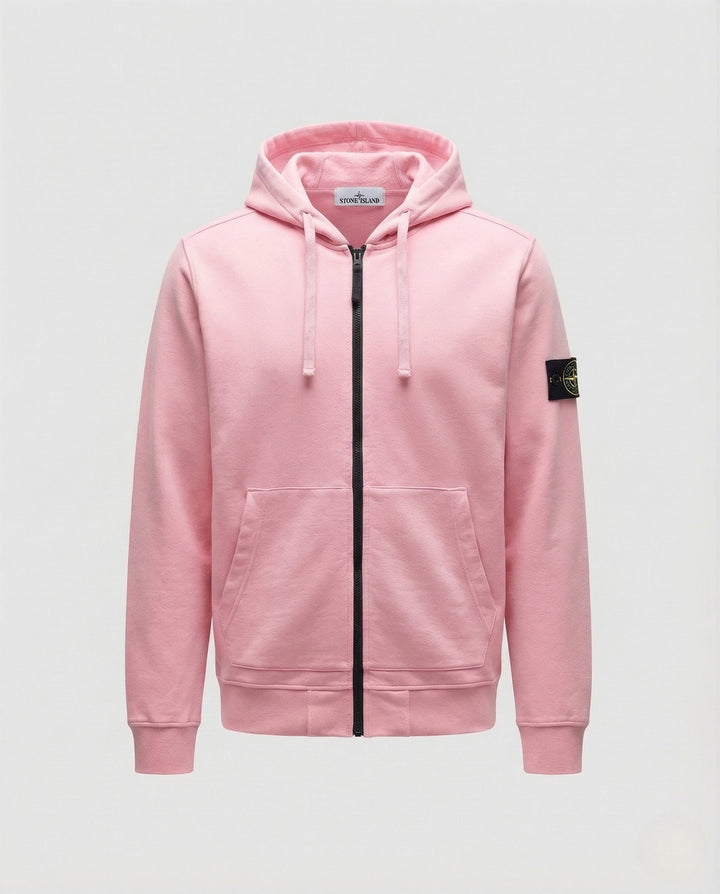 Unisex Übergangsjacke mit Kapuze, sportlich & bequem. Perfekt für den aktiven Alltag oder entspannte Stunden.