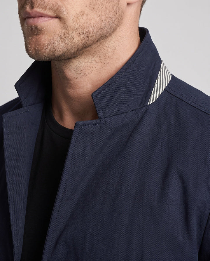 Moderner Urban Chic Herren Blazer, Freizeit-Jackett mit Stehkragen für einen stilvollen, schlanken Look.