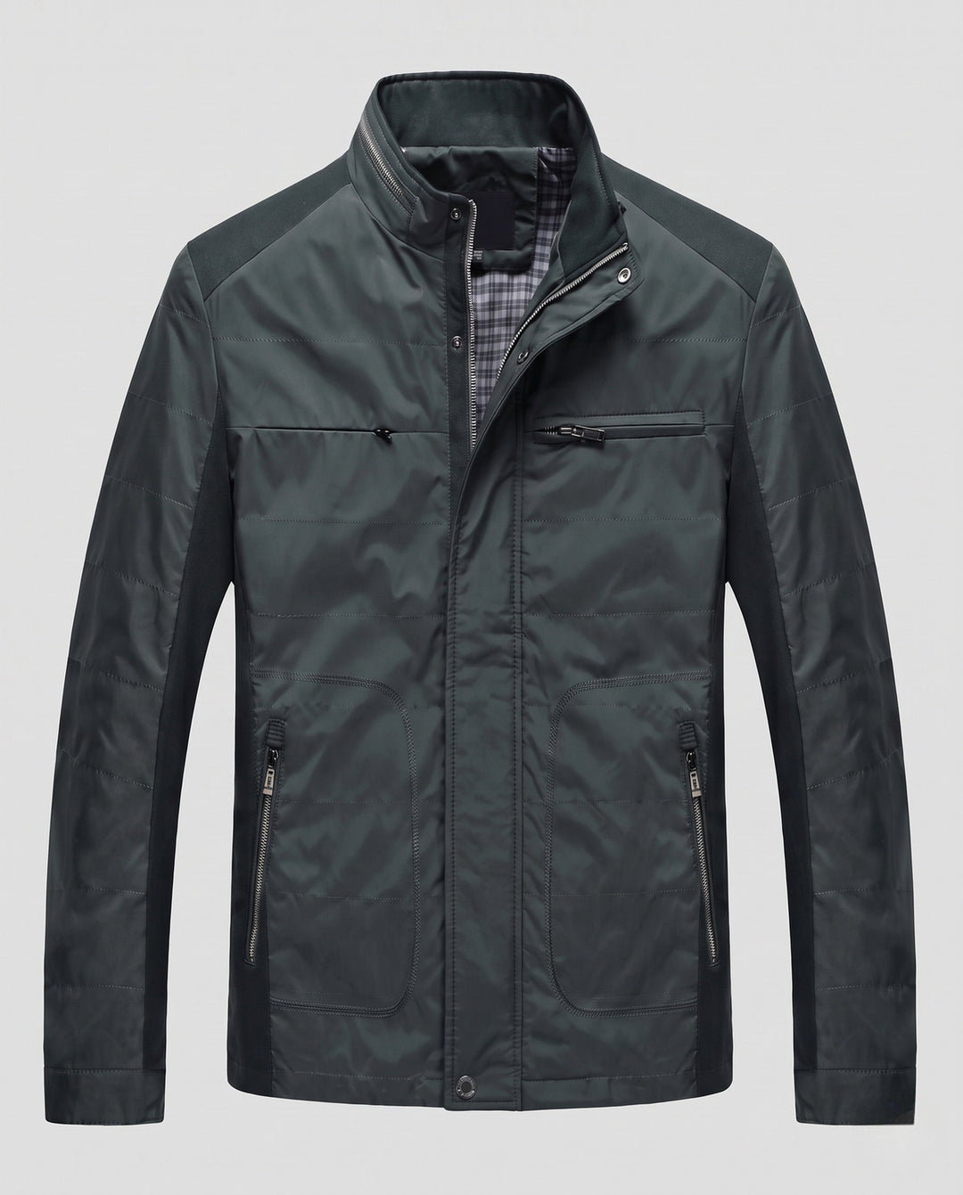 Modische, winddichte Herren-Steppjacke, leicht & komfortabel, die perfekte Übergangsjacke.