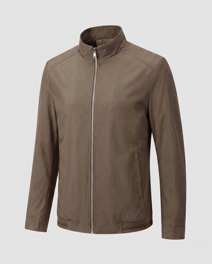 Vielseitige Herren Alltagsjacke mit Stehkragen, windabweisend; für Büro & Wochenendausflüge.