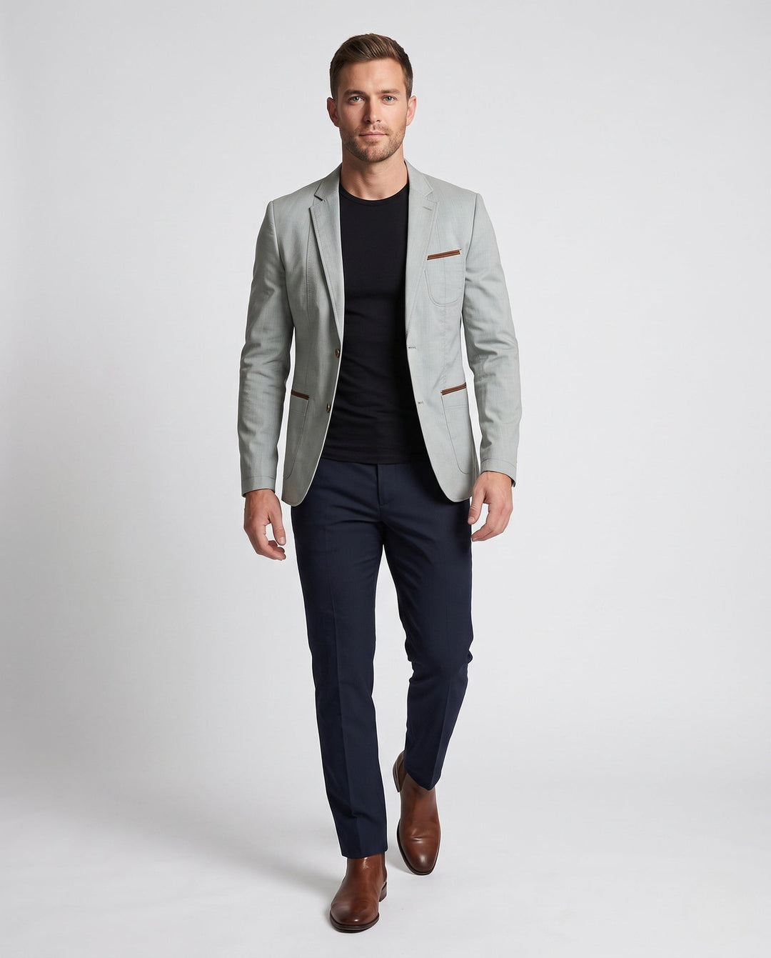 Eleganter Herren Blazer, leicht & vielseitig für Business & Freizeit. Moderner Schnitt, ideal für Smart Casual.