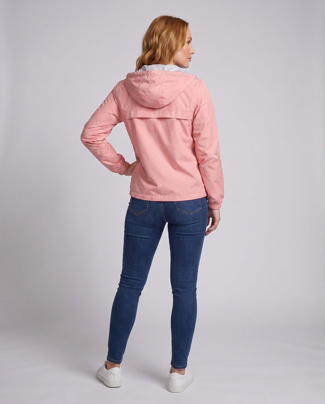 Winddichte Damen Sportjacke: Funktioneller leichter Windbreaker, ideal für Outdoor, Wandern und sportliche Freizeitaktivitäten.