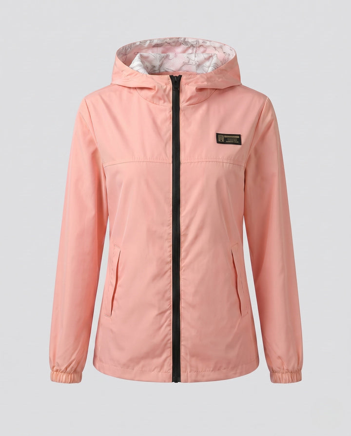 Damen Outdoor Windjacke: Atmungsaktiver Windbreaker, perfekt für wechselhaftes Frühlingswetter, bietet Schutz und Komfort.