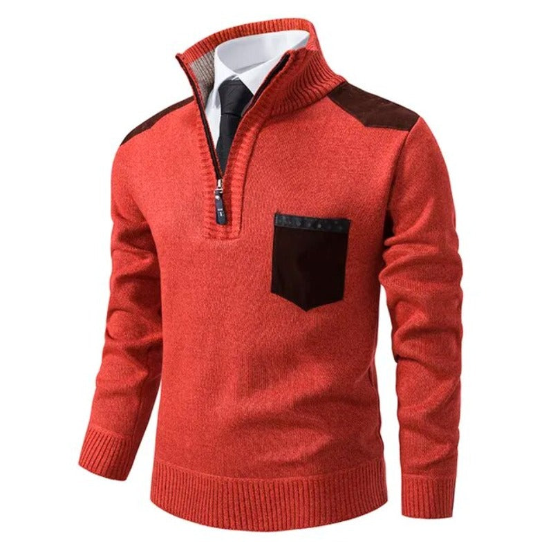 Hochwertiger Kaschmirpullover Archer für Herren. Luxuriöses Langarm-Oberteil bietet Wärme und Komfort für kühle Tage.