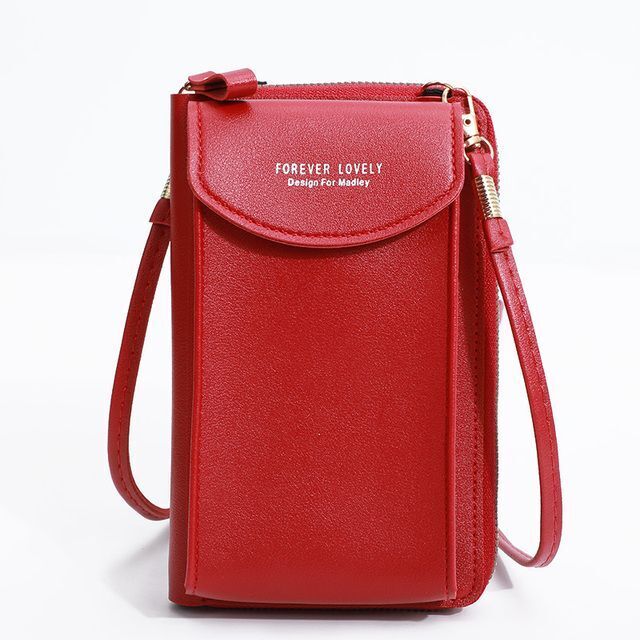 Robuste Handy-Geldbörse für den täglichen Gebrauch, unisex, in praktischer Crossbody-Form.