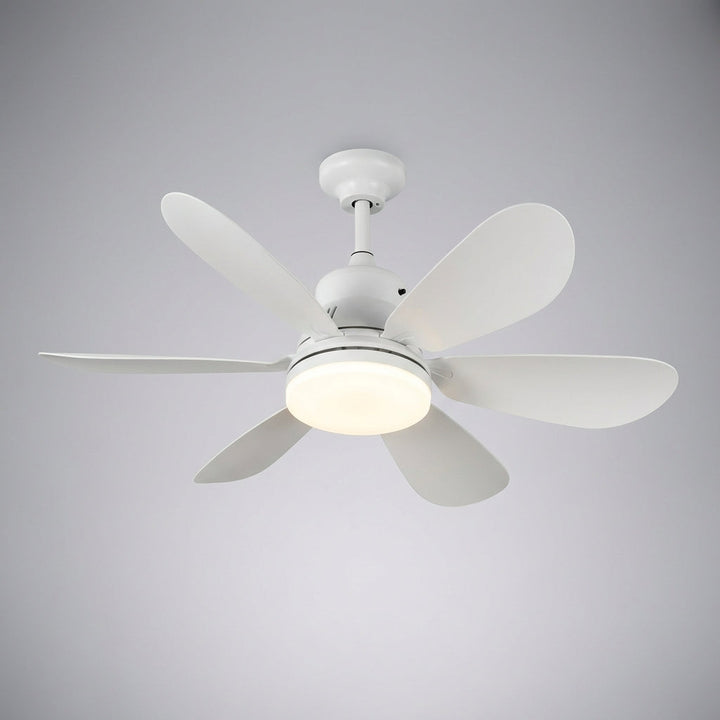 Fernbedienbare LED-Deckenleuchte mit leisem Ventilator. Perfekte Beleuchtung und Kühlung für jedes Zuhause.