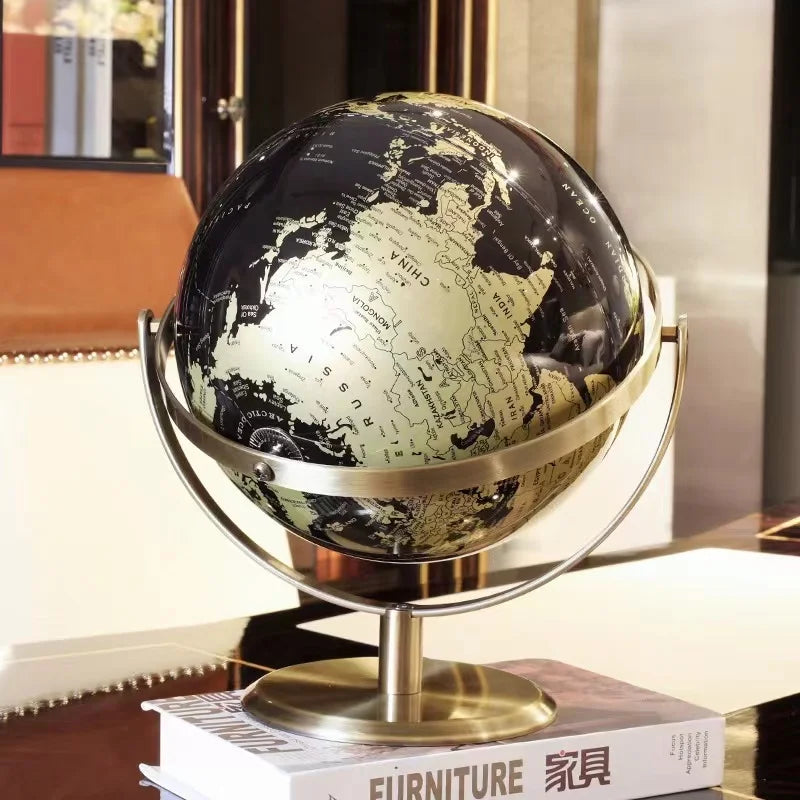 Handgefertigter Vintage Globus, perfekte Geschenkidee für Geografie-Liebhaber & Sammler.