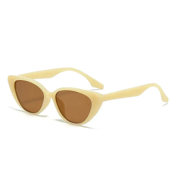 Leichte Damen Cat-Eye Sonnenbrille im Retro-Vintage-Stil. Ein modisches und vielseitiges Accessoire.