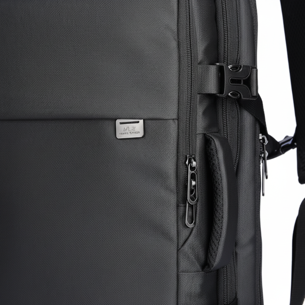 Robuster Pendlerrucksack & Tagesrucksack, wasserdicht, mit Laptopfach und Organizer für den Alltag.