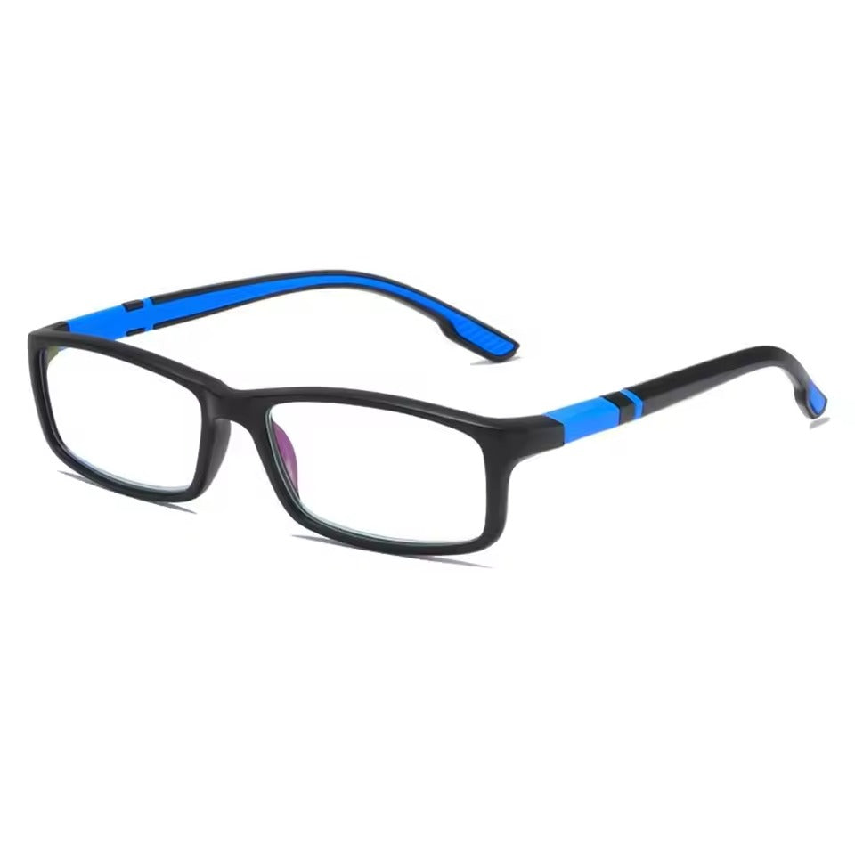 Stilvolle Blaulichtfilter-Brille für Sport & Alltag. Unisex Lesebrille mit Augenschutz.