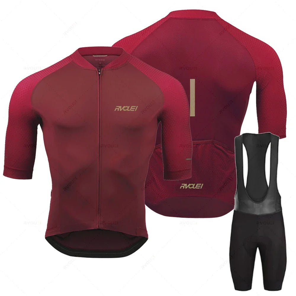 Langlebiges Herren Radtrikot Set, komfortabel und schnelltrocknend für alle Radfahrer.