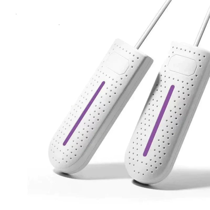 Geruchsfreier Schuhtrockner mit UV-Sterilisation für maximale Hygiene in jedem Schuh.